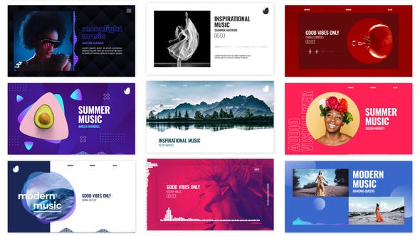 Audio Visualizations Pack – After Effects Template (26988854) -FrameVault