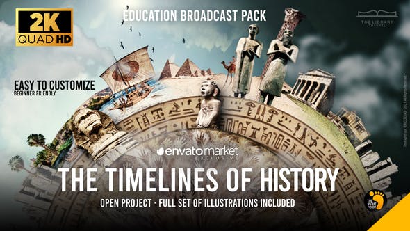 Inspiring History Education Channel Pack – After Effects Template (33022270)