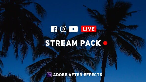 Online Live Streaming Pack Videohive – After Effects Template (24781151) -FrameVault