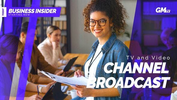 TV and Video Channel Broadcast – After Effects Template (33256280) -FrameVault