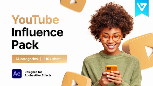 Youtube Pack Influence – After Effects Template (33091756) -FrameVault