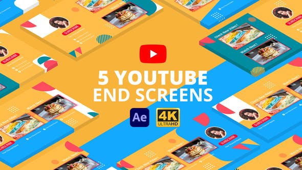 After Effects Template - YouTube End Screens Vol.3 | After Effects (29368356)