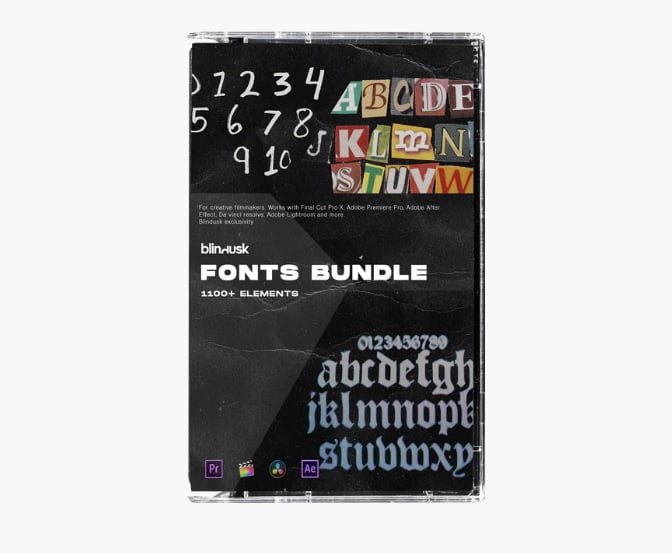 Blindusk – FONTS BUNDLE