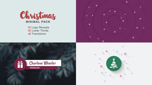 Christmas Minimal Pack Videohive 25272421
