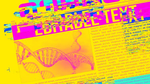 Cyberpunk Transitions – After Effects Template (30147289)