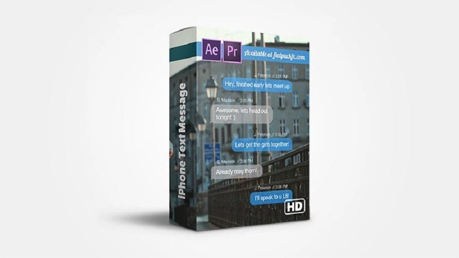 Flat Pack FX – Text Message Effect