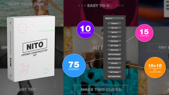 NITO – Opener Element Constructor Pack Videohive 23770484
