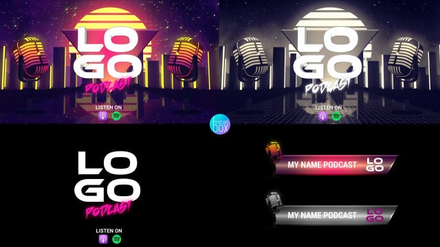 Podcast Pack – After Effects Template