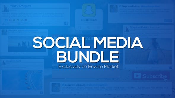 Social Media Bundle – After Effects Template (16974172)