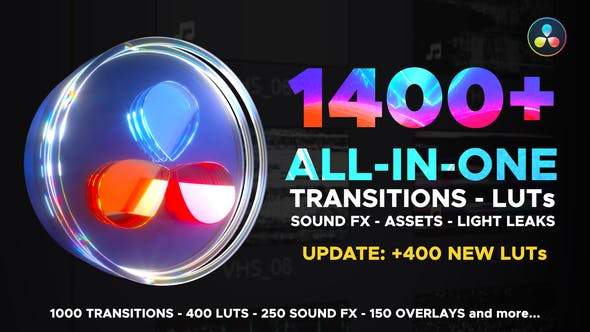 Transitions Library for DaVinci Resolve
