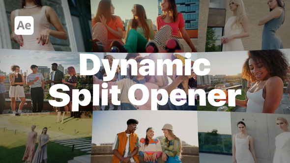 VideoHive Dynamic Split Opener 61076428