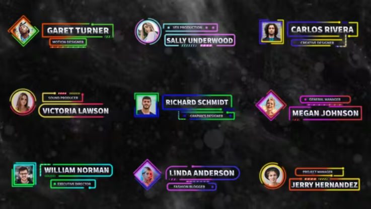 Videohive Glow Lower Thirds