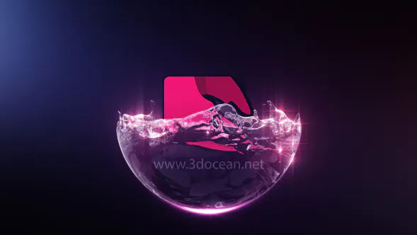 VIDEOHIVE LIQUID SPHERE LOGO REVEAL