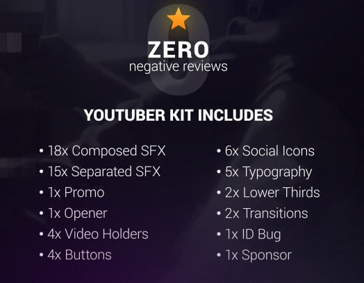 YouTuber Kit | Glitch – After Effects Template (20216462)